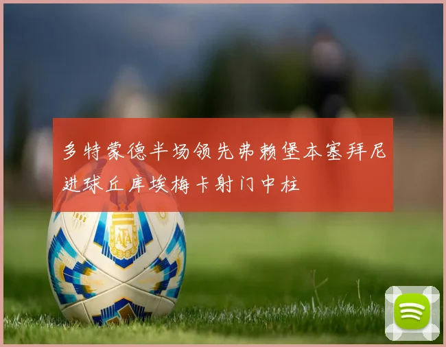 多特蒙德半场领先弗赖堡本塞拜尼进球丘库埃梅卡射门中柱